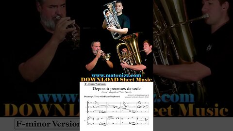 Boyz ❤️ Bach 🎺 #bach #magnificat #trumpet #cornet #euphonium #tuba