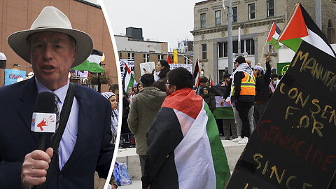 A so-called 'vigil' for Gaza in Kitchener, Ont., turns ugly, real fast…
