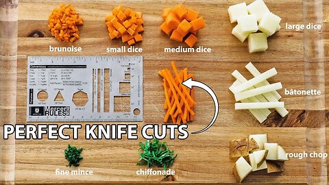 How to Master Basic Knife Skills - Knife Cuts 101