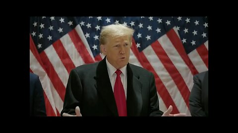 President Donald J. Trump at 40 Wall Street: 'This is all about election interference.'