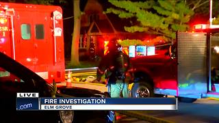 Fire rips through Elm Grove home