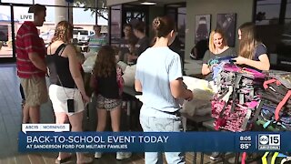 Sanderson Ford hosting back to school event for military families