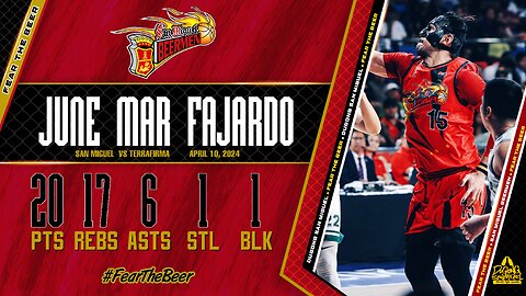 June Mar Fajardo Highlights [San Miguel vs Terrafirma | Apr. 10, 2024]