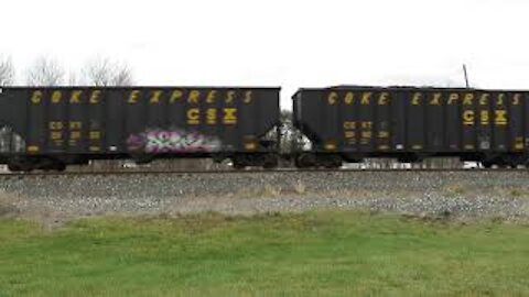 CSX Coke Express Train from Sterling, Ohio November 21, 2020