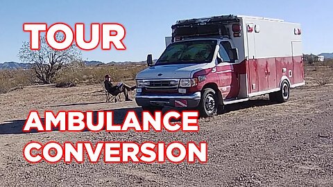 Ambulance Conversion Tour | 26yr Old Living Full Time In His Converted Ambulance 7.3 Powerstroke