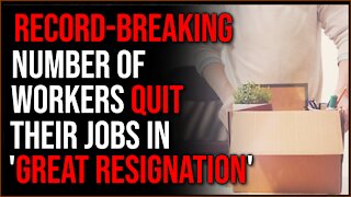 RECORD Number Of Employees QUIT In August, It Is A 'Great Resignation'
