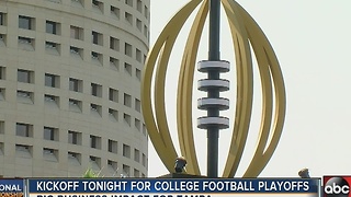 Kickoff tonight for National Championship game in Tampa