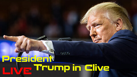 LIVE: President Trump in Clive 🔴 I VISION WORLD NEWS