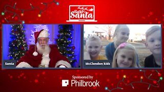 Talk 2 Santa: McClendon family