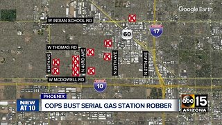 Police arrest serial Phoenix gas station robber