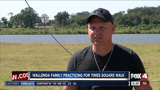 Wallenda Family practicing in Sarasota for NYC walk