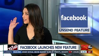 Facebook launches 'unsend' feature