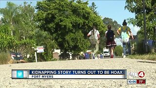 Kidnapping story turns out to be a hoax