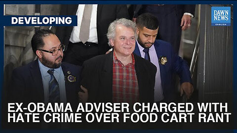 Ex-Obama Adviser Charged With Hate Crime Over Food Cart Rant