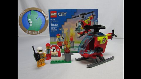 West Mitten Bricks Lego City Fire Helicopter 60318