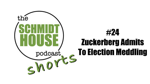 Shorts #24 Zuckerberg Admits To Election Meddling