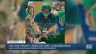 Valley doctor helps build device to make up for PPE shortages