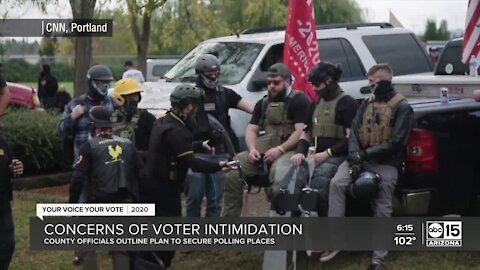 Could voters see intimidation when heading to the polls?