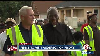 Vice President Mike Pence to visit Anderson