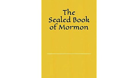 The Sealed Book of Mormon Wisdom of Moroni Verses 1- 5