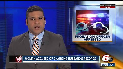 Ex-probation officer accused of falsifying husband's probation records