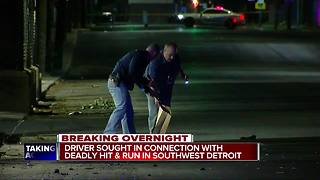 Man killed during hit-and-run in southwest Detroit