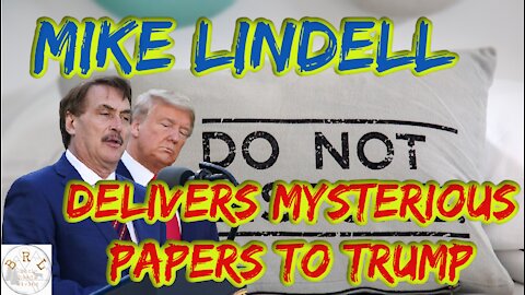 Mike Lindell Visits White House with Papers for the President!
