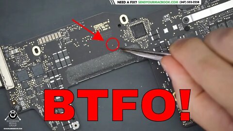 A1708 Macbook Pro no power; CPU buck converter issue, let's fix the logic board!