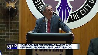 Pontiac native returns home as Harvard President to inspire local students