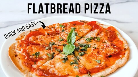 From Scratch Sourdough Discard Flatbread Pizza | Recipe by Cultures for Health