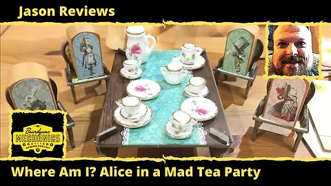 Jason's Board Game Diagnostics of Where Am I? Alice in a Mad Tea Party