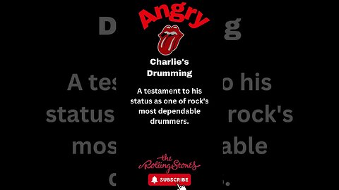 The Epic Rhythm: Charlie's Drumming Journey with the Rolling Stones #shorts #rollingstones #rock