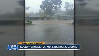 Parts of county braces for more damaging storms