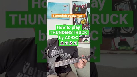 How to play Thunderstruck by AC/DC on guitar #guitar #guitarlessons #guitarlesson