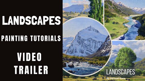 How to Paint Epic Mountains - Samuel Earp Artist