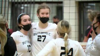 Husker volleyball recruits in action