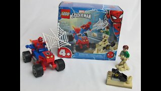 Lego Spiderman and Sandman Showdown
