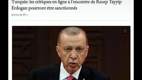Turquie: les critiques en ligne à l'encontre de Recep Tayyip Erdogan pourront être sanctionnés
