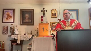 St George and Adelbert, Adoration, homily on speaking plainly!