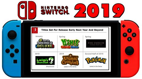 Nintendo Switch 2019 Games Planned for Release! (Preparing to introduce Succession of New Titles)