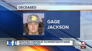 Deputies continue to investigate Gage Jackson's death