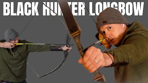 The Amazing Black, Hunter Longbow. (Archery Longbow Review)