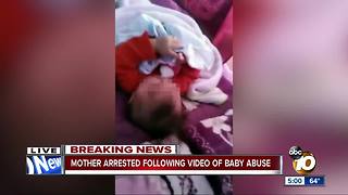 Mother arrested after video shows 'abuse'