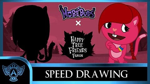 Speed Drawing: Happy Tree Friends Fanon - Ruby | Mobebuds Style