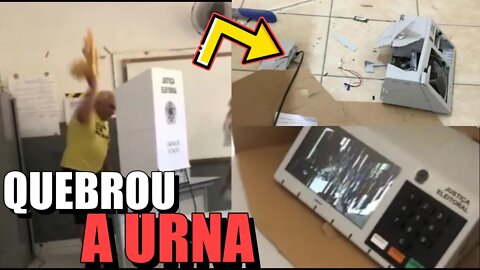 SURPREENDENTE: ELEITOR QUEBRA URNA ELETRONICA #shorts