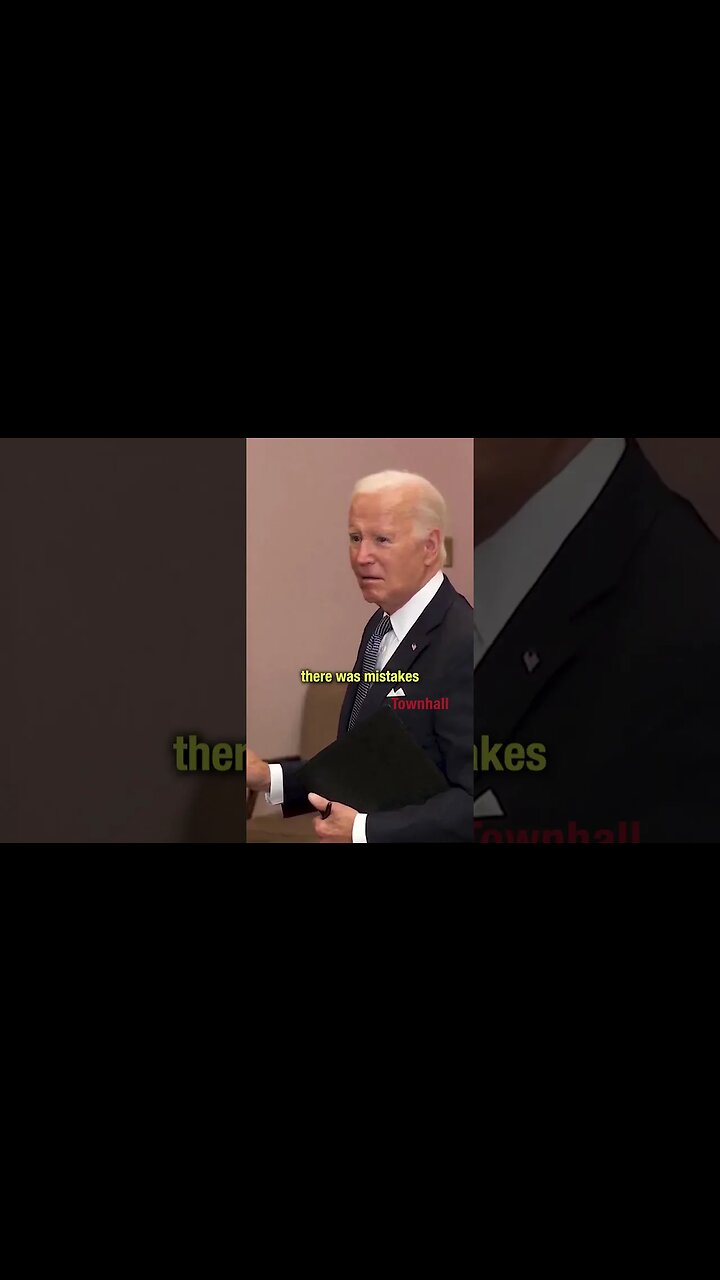 Biden claims that he was 