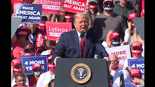 President Donald Trump holds rally in Bullhead City after visit to Las Vegas