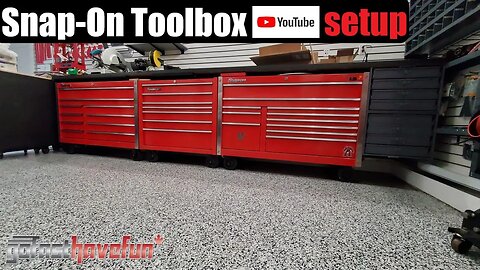Snap-On Toolbox setup for Youtube | AnthonyJ350
