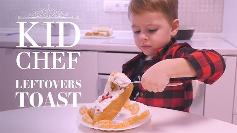Kid Chef: How (not) to make leftover eggy bread