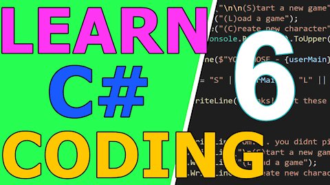 RPG Console Game - C# ABSOLUTE BEGINNER Programming series Episode 6